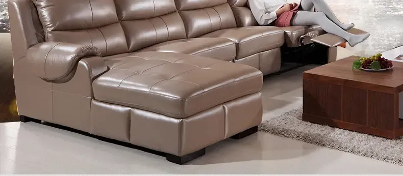 潘神家具头等太空舱多功能真皮沙发头层牛皮客厅小户型组合旗舰店