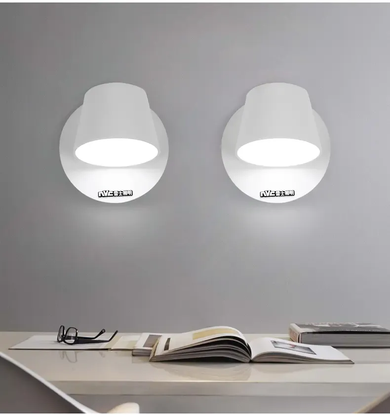 雷士(nvc) 雷士照明led壁灯床头灯壁灯现代 简约可调角度卧室客厅过道