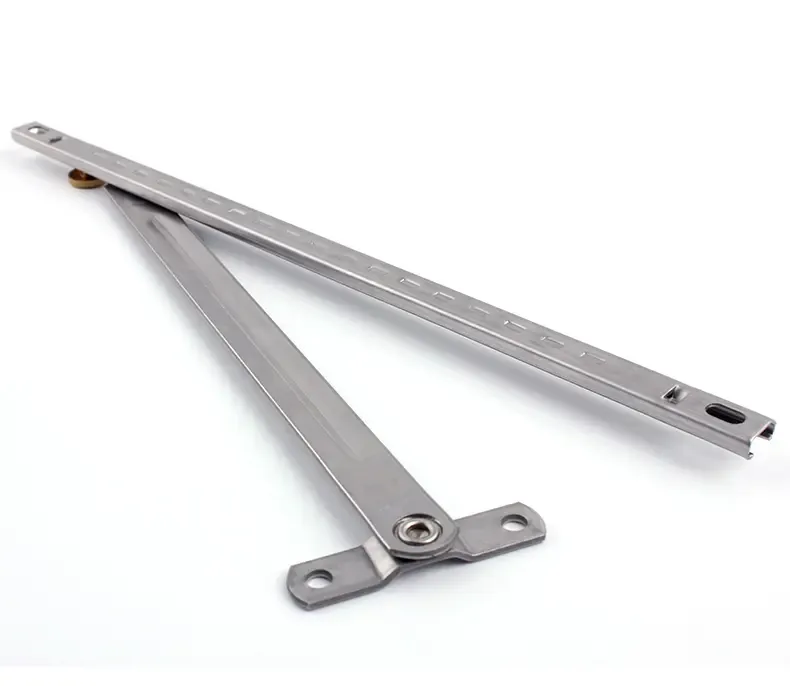 忠旺风撑不锈钢风撑二连杆断桥铝门窗风撑 限位器风撑不锈钢风撑
