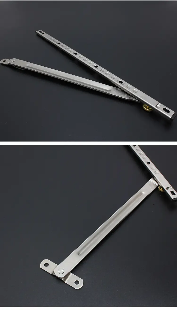 德国诺托roto二连杆断桥铝门窗风撑 限位器风撑不锈钢风撑 铜帽拉杆