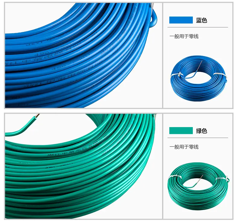 浙江中策電線bvr1平方多股軟線 國標銅線 家用照明線 100米