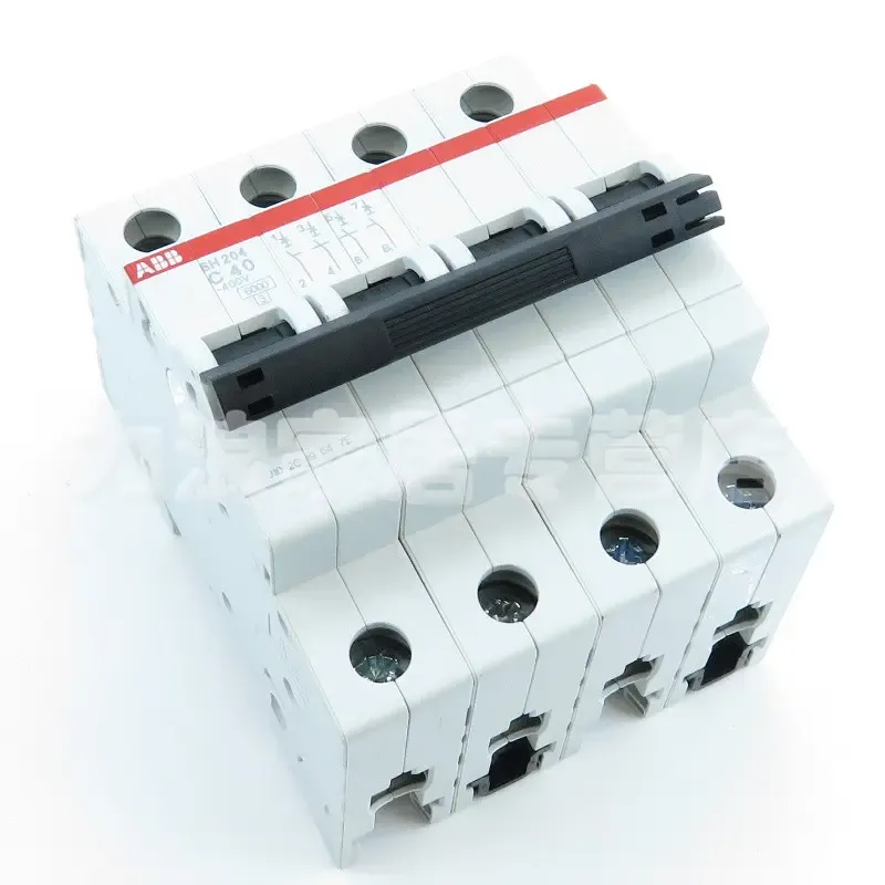 abb空开 小型断路器 空气开关 sh204 4p 40a c型 四相 380v 增值税专