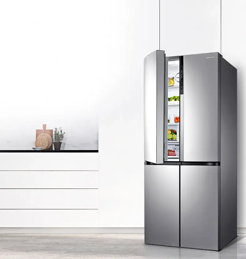 三星(samsung) rf50mcah0se/sc 十字对开524l四门风冷变频冰箱 rf50