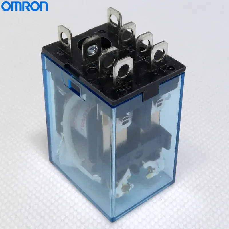 欧姆龙omron小型中间继电器ly2n-j dc12v 10a 宽8脚 2开2闭 京东价(满