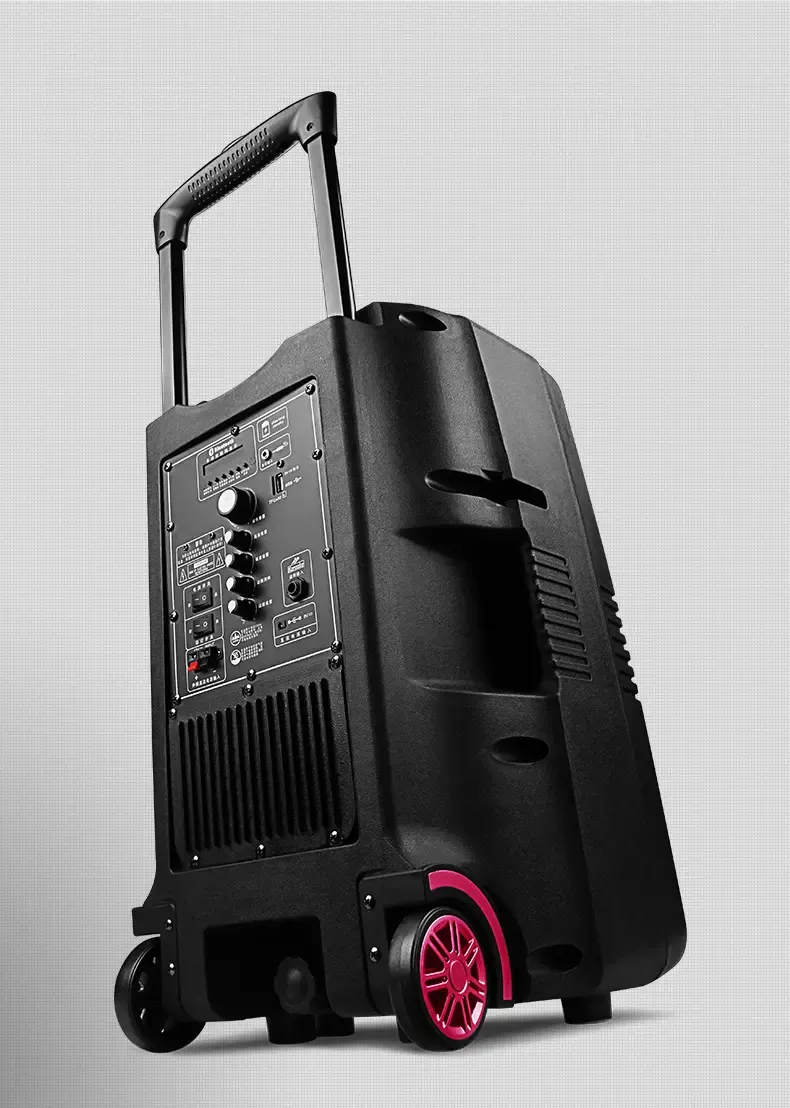 金正(nintaus)12英寸广场舞音响户外便携式拉杆音箱扩音器大功率蓝牙