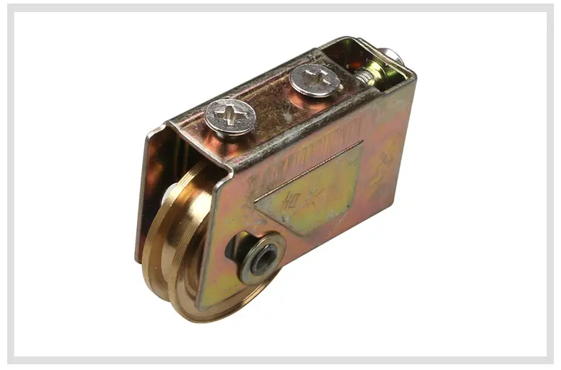 推拉滑轮铝合金窗滑轮老式门窗滑轮承轴门窗滑轮 铝合金门窗配件 70铝