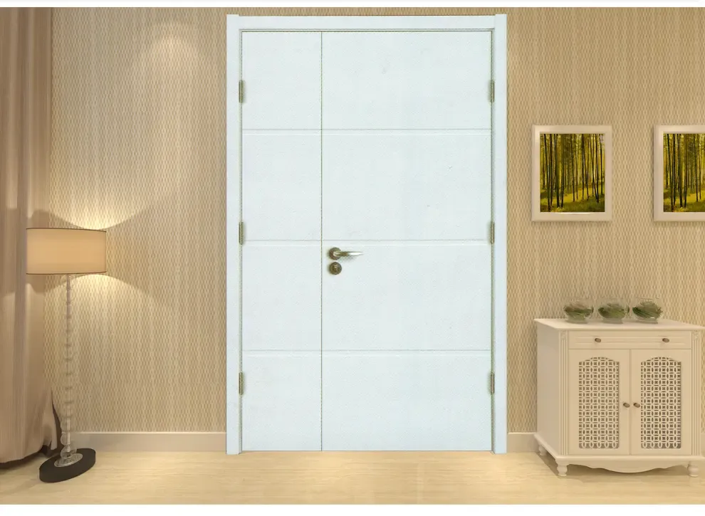 塞纳春天木门室内套装子母门实木复合烤漆房门卧室门型号168 实木开放