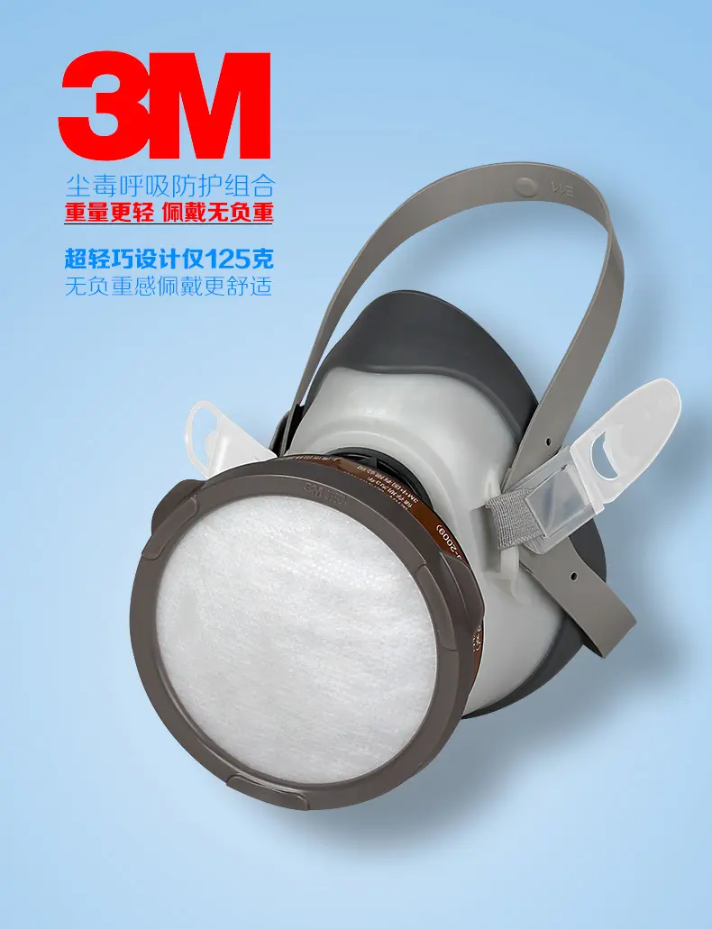 3m 1201塵毒呼吸防護組合 防毒面具噴漆 農藥防塵甲醛裝修 汽車尾氣 