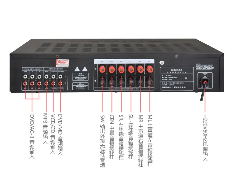 1hifi數字調節功放 黑色