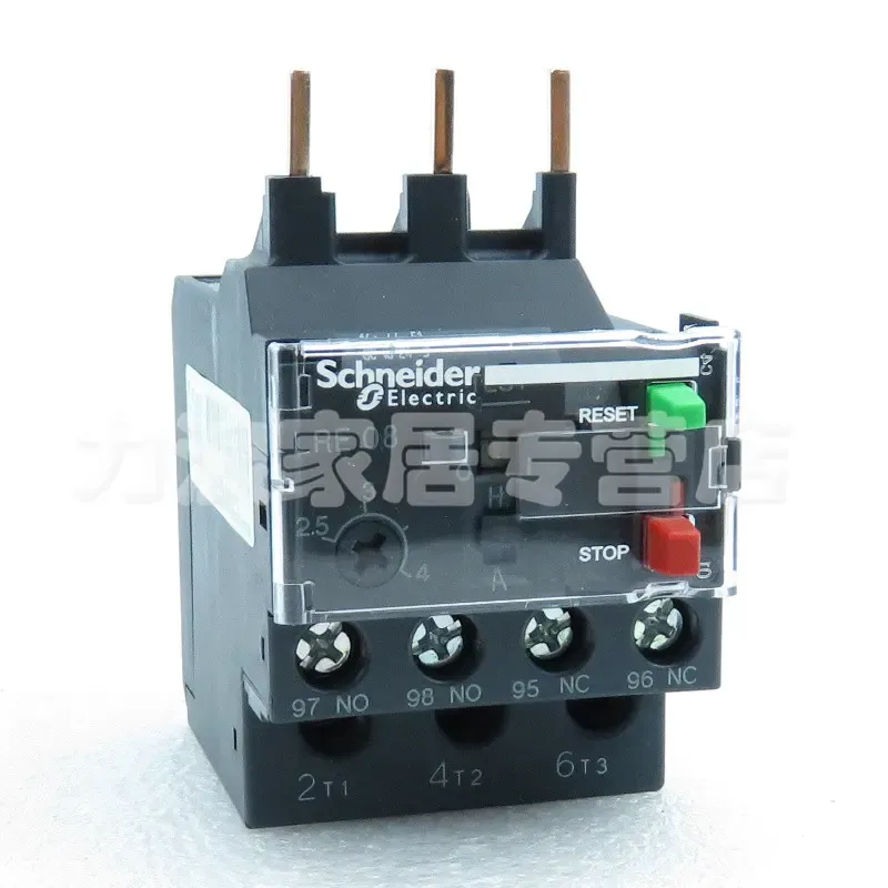 施耐德热继电器热过载保护器lre08n254a已有升级款京东价满100元可开