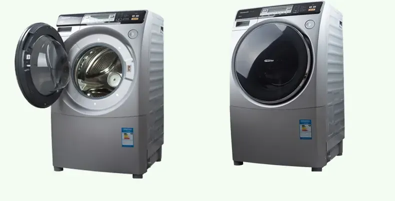 松下(panasonic) 8公斤全自动滚筒洗衣机洗烘一体机 xqg80-vd8055银色