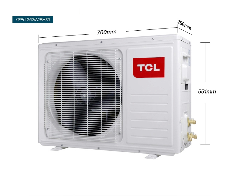 tcl 空调 kfrd-25gw/bh33 正1匹 制冷制热 壁挂式冷暖双用空调