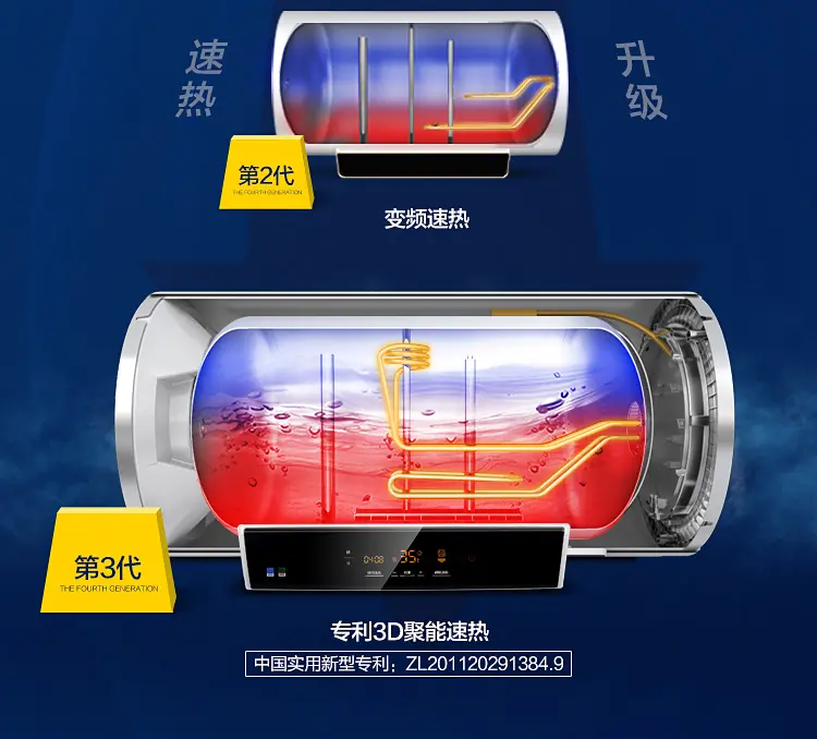 海爾(haier) haier/海爾es60h-s5(e)家用電熱水器洗澡恆溫速熱儲水式