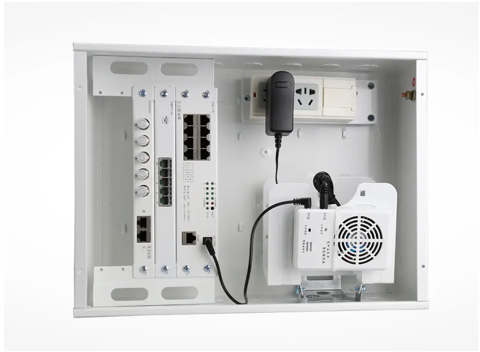 德力西電氣弱電箱家用套裝 多媒體信息箱 佈線箱電視電話9口路由器