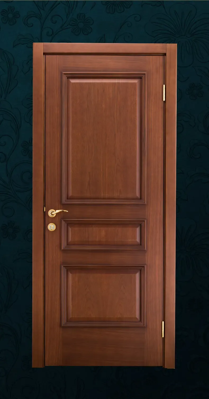 华鹤木门室内门实木复合门油漆门静音门卧室门可定制套装门w-hx3