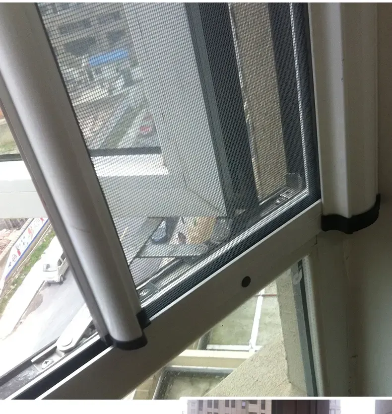 众冉防蚊隐形纱窗纱门卷轴卷帘铝合金左右推拉门窗 全国定做定制