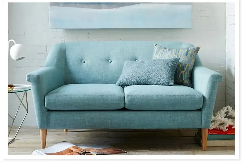 ashley爱室丽家居 美式简约现代布艺沙发组合客厅三人沙发 u8260