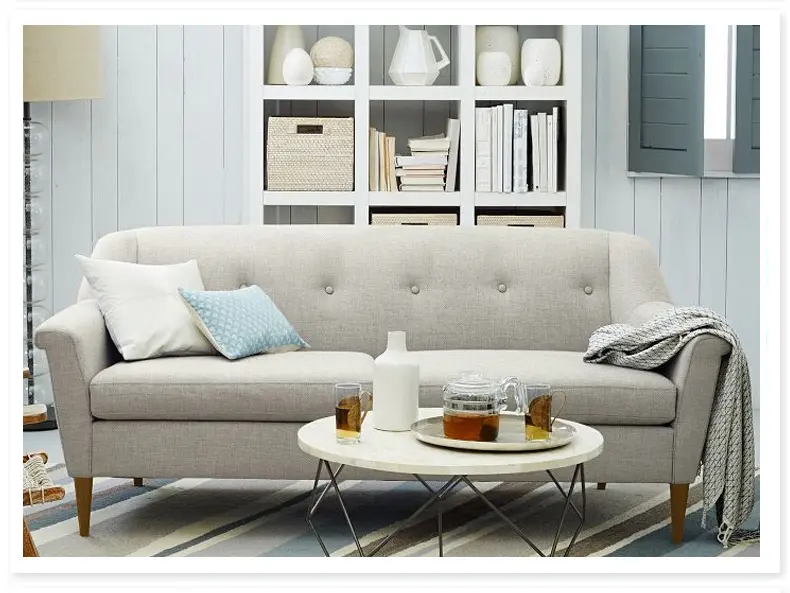 ashley爱室丽家居 美式简约现代布艺沙发组合客厅三人沙发 u8260