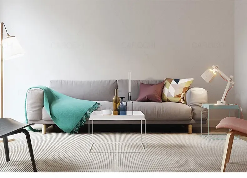 格调色全色美布艺沙发时尚休闲组合客厅小户型沙发sfc8588