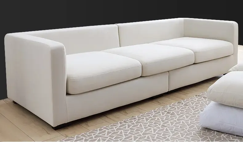 迪洛家具沙发北欧家具小户型实木框客厅现代简约布艺沙发组合