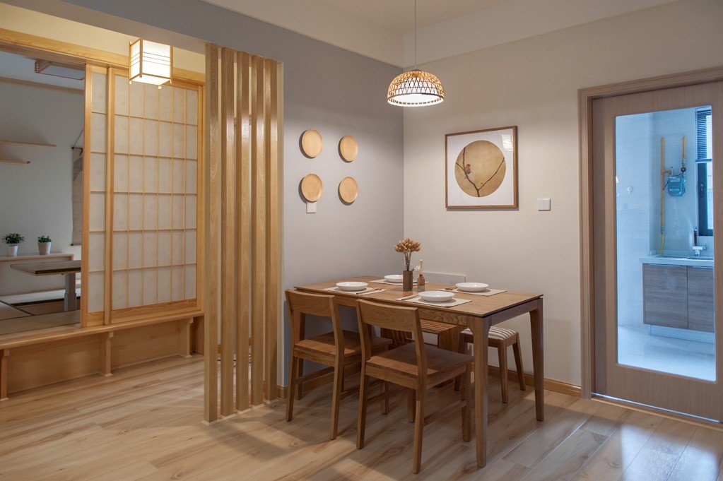 日式风格三居室100方效果图