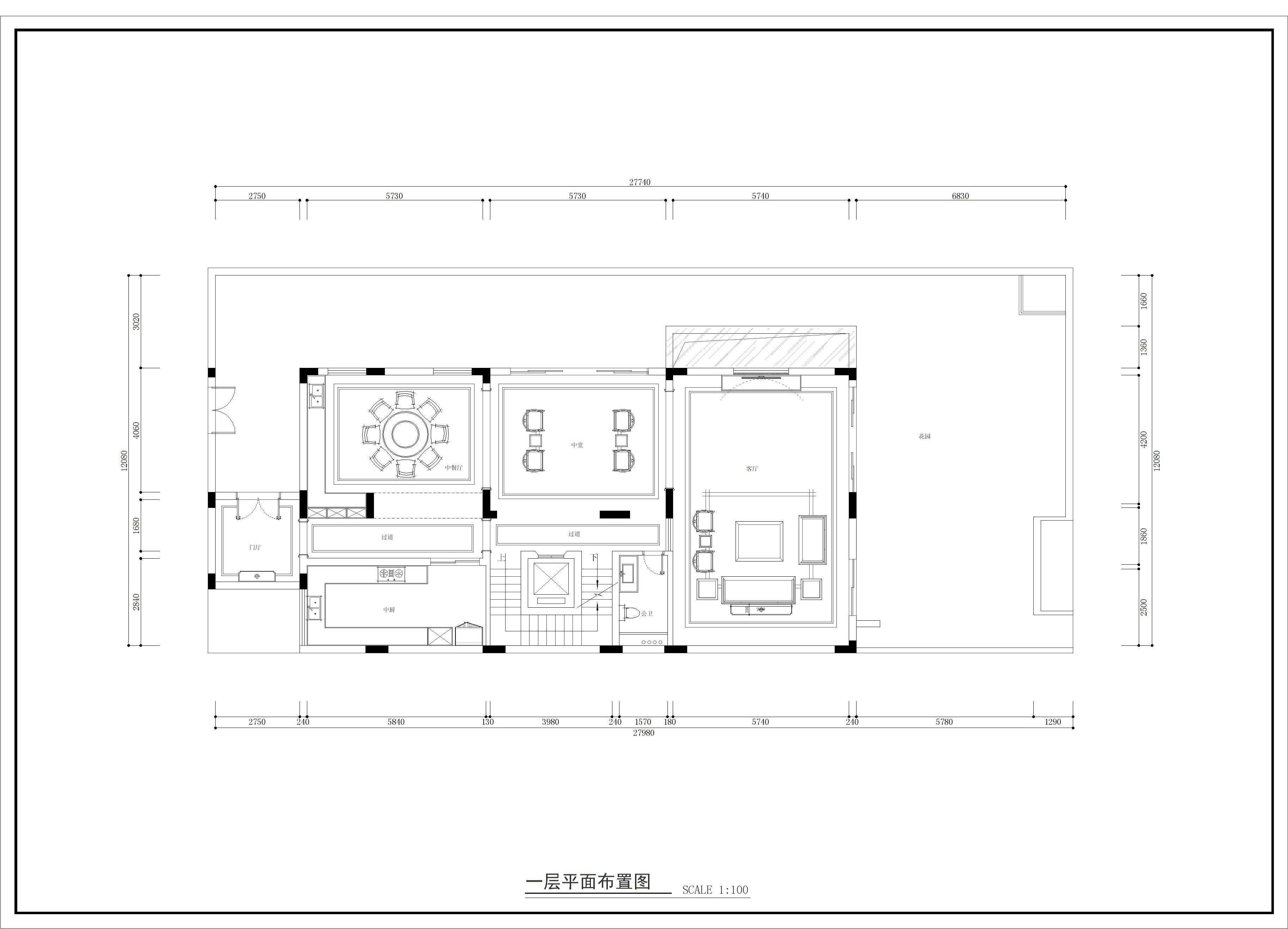 万科棠樾-新中式风格-别墅