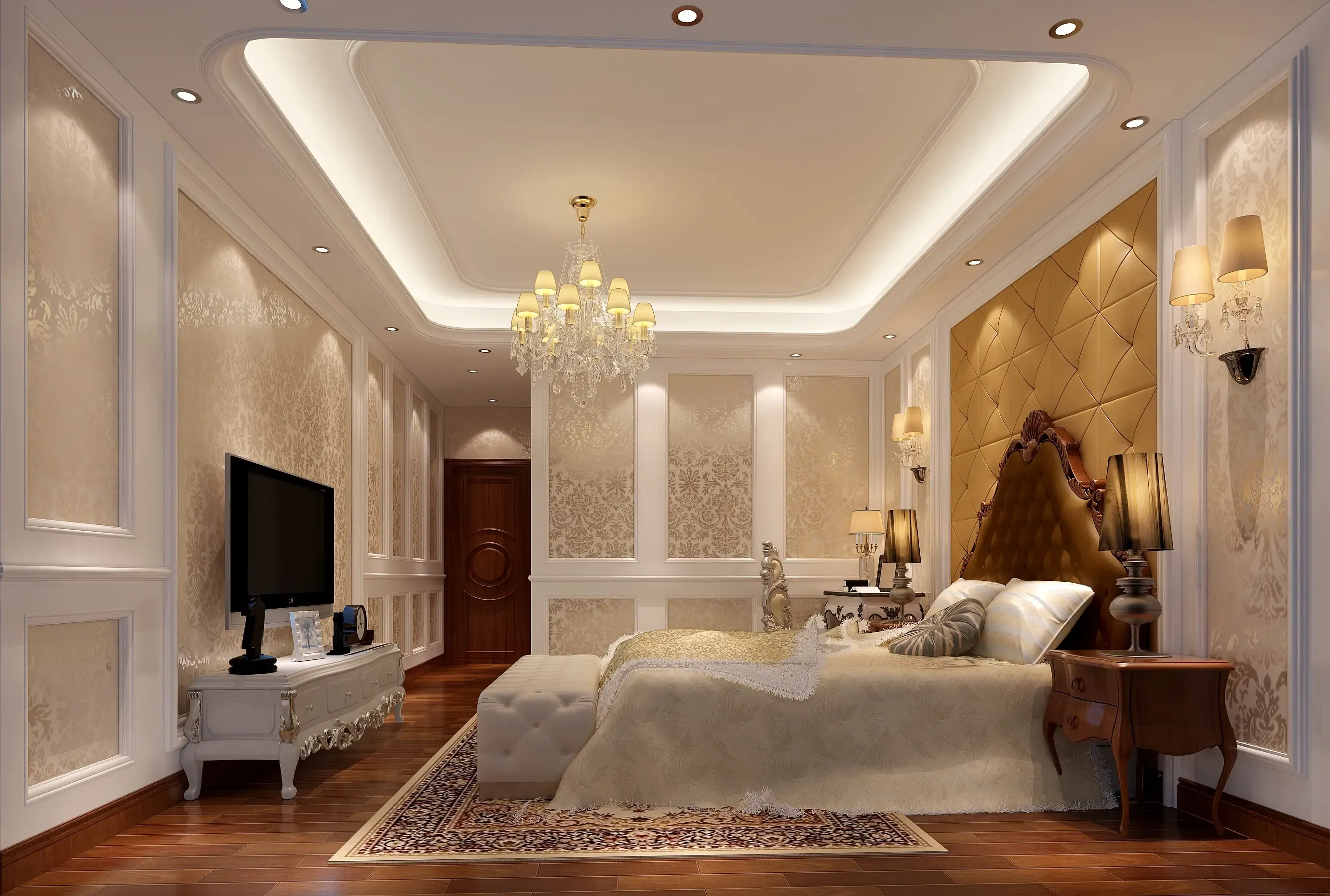 简欧风格四居室130平米45万-金地·艺境水岸装修案例-东莞房天下家居