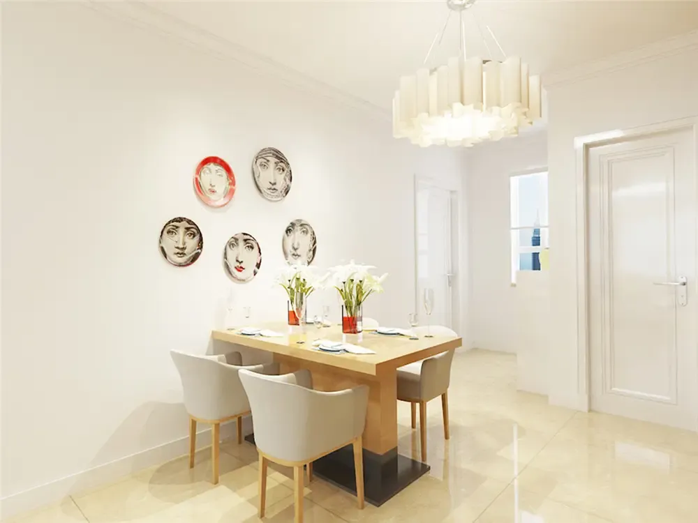 现代简约二居室92平米3.