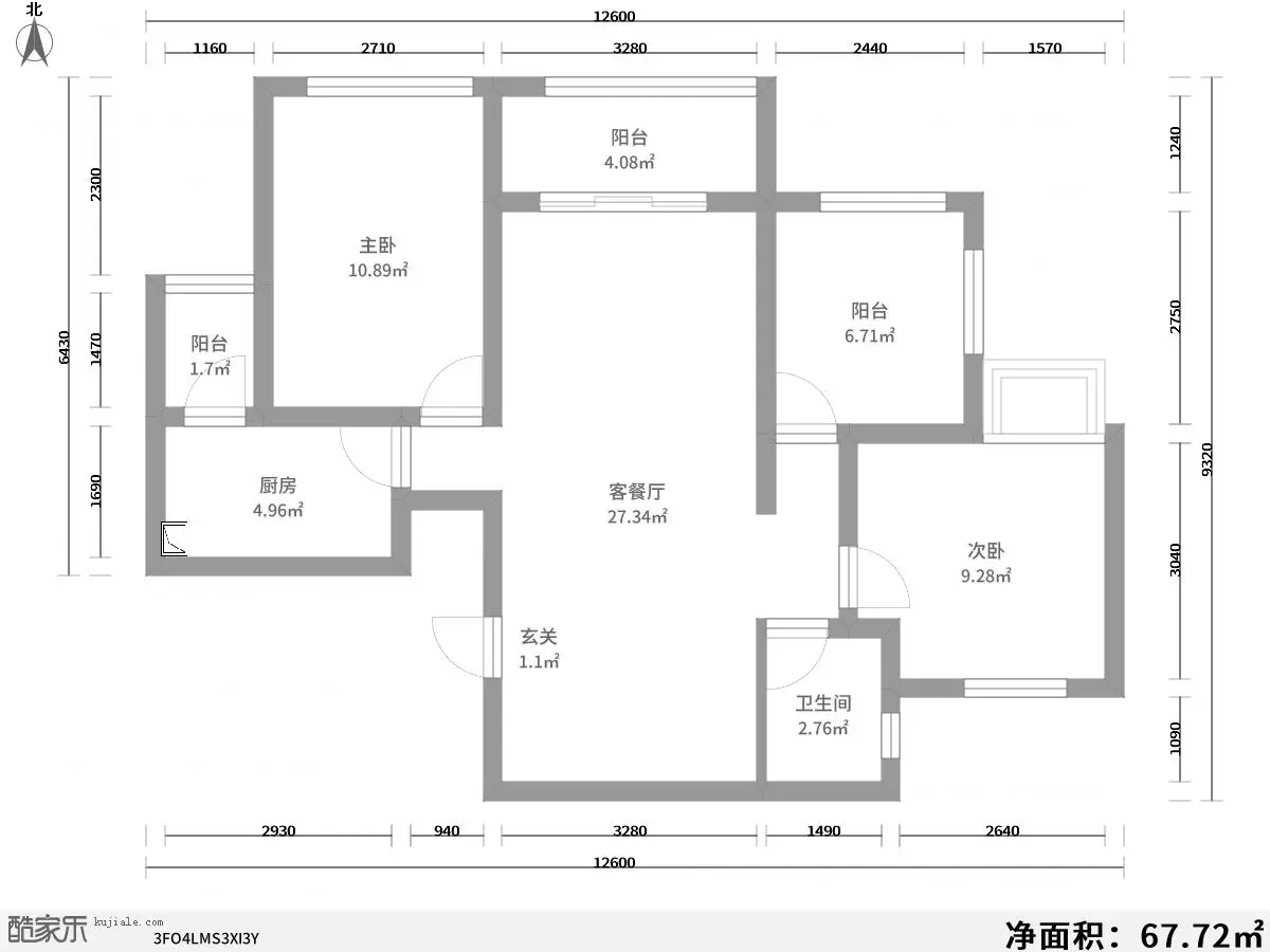 鲁能泰山7号日式风76平方