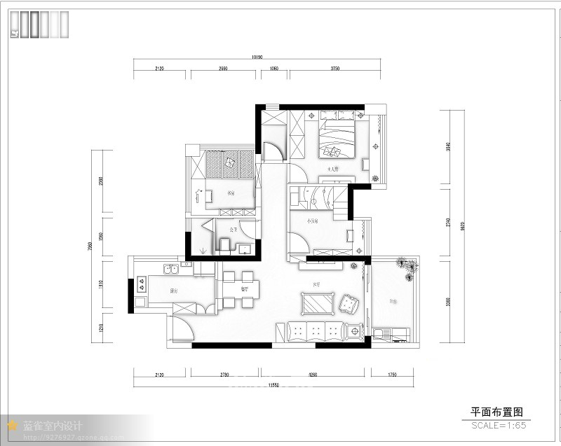 94平米的三居室，采用现代风格装修的效果如何呢？-印力中心装修