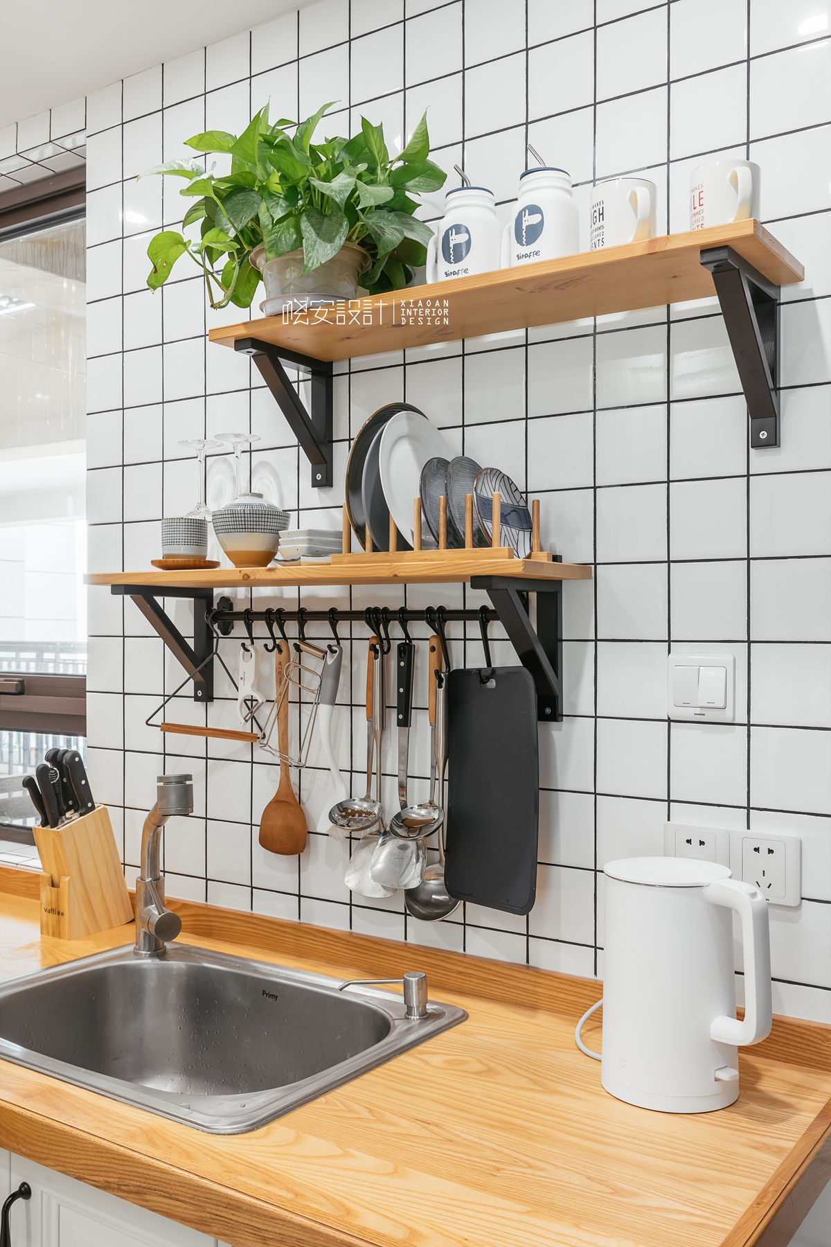 晓安设计｜88平北欧风，让你的厨房设计更合理