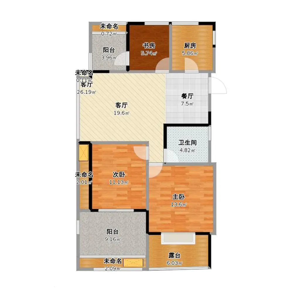 2万-大华海派风景装修案例-杭州房天下家居装修网