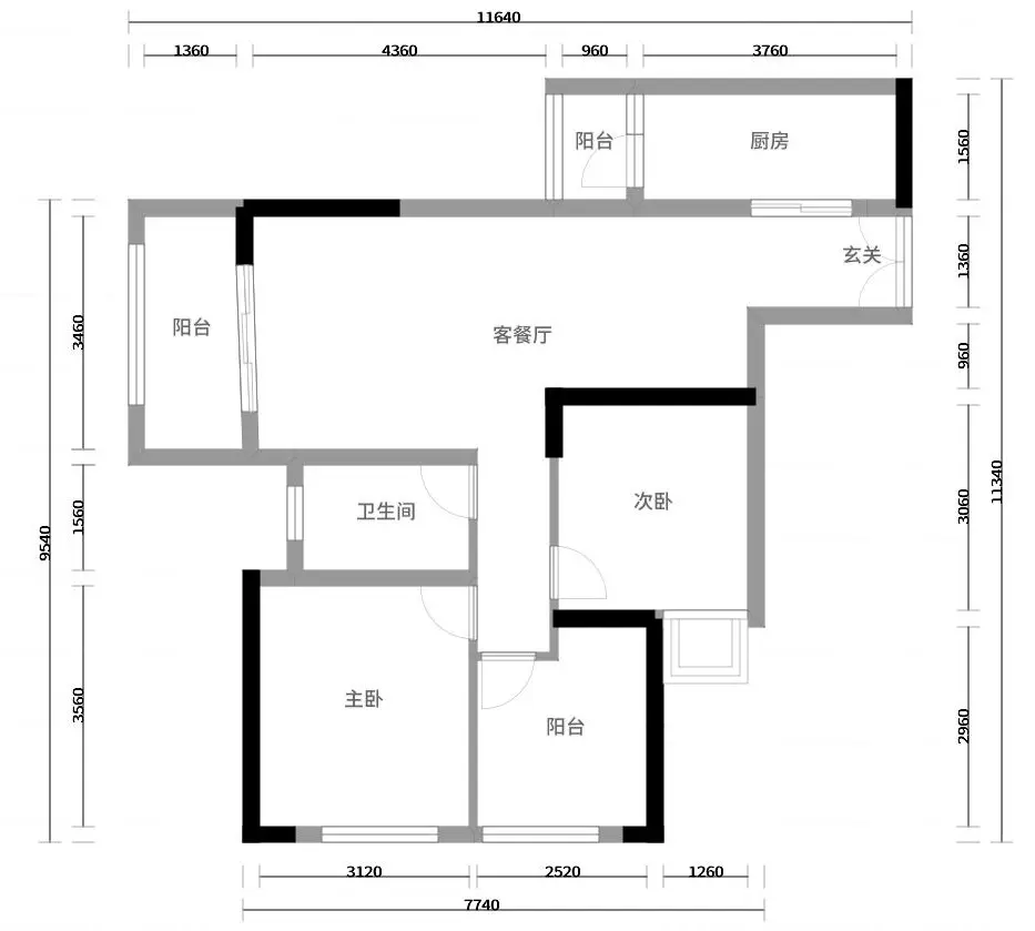 融创凡尔赛花园76平米田园风格