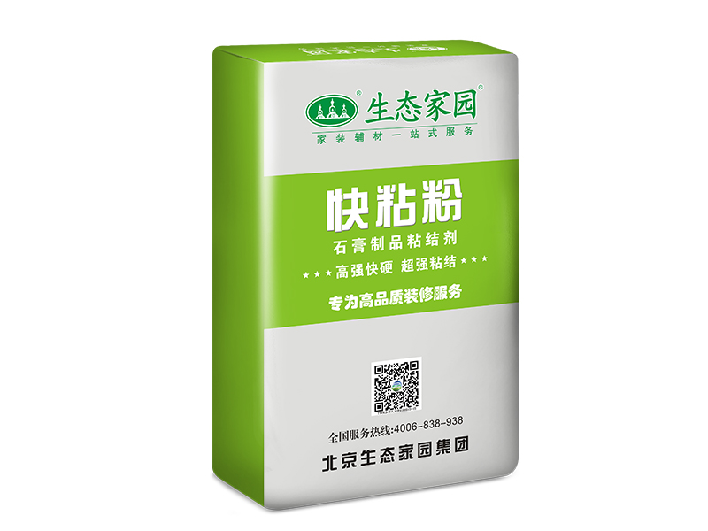 快粘粉石膏线粘结粘接石膏生态家园高级快粘粉25kg