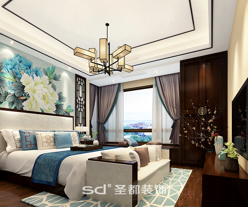 上实海上海 四居室 新中式风格