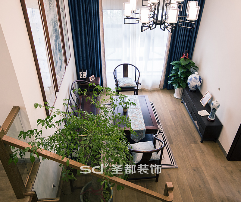 龙悦湾 六居室 新中式风格