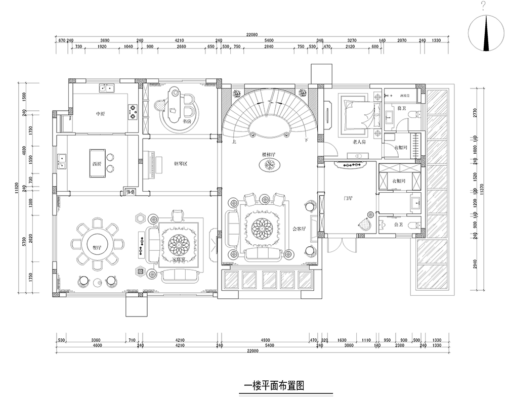 万科翡翠滨江复式户型装修设计案例展示