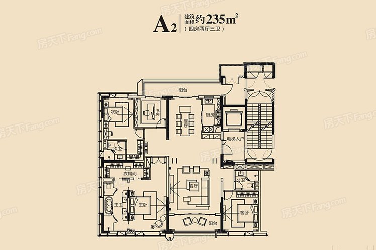 120平米三居室如何装修？半包装修好不好？-绿地象南中心装修