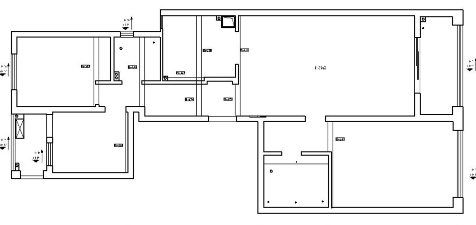 海亮九玺 140平方 三居室 新中式风格效果图