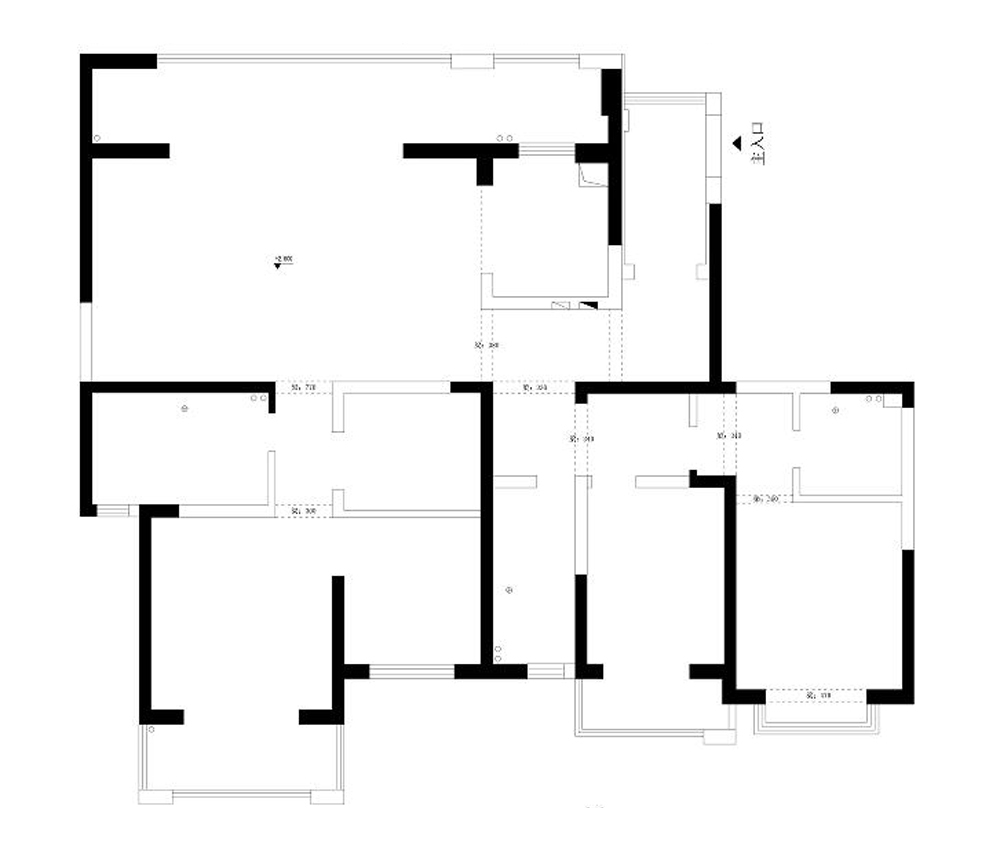 选用半包的方式，将五居室房屋交给装修公司，只花了18万元！-明发国际新城装修