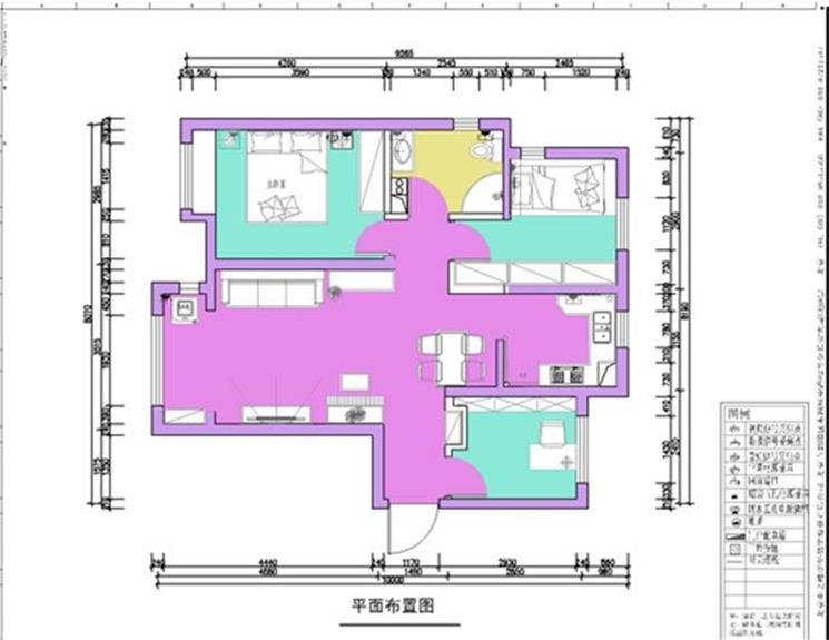 现代简约风格二居室装修案例，85平米的房子装修多少钱？-天津诺德中心装修