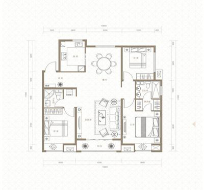 区区8万元，就把142.52平米的三居室装修拿下了，真是出乎意料！-赞城YOHO TOWN装修