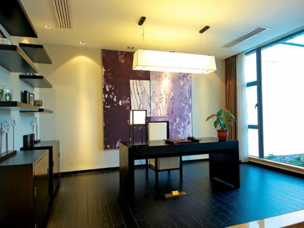 新地中央实例，89平米的三居室，质感与时尚并存的现代风装修。