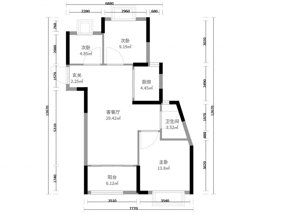 89.02平米的房子装修多少钱？简约风格能装修成什么效果？-长投海德公园装修