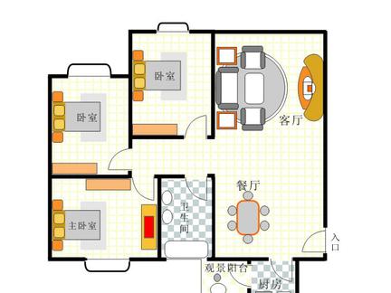 98.27平米的三居室要怎么装修才出其不意，选择现代风格准没错！-盛科城装修