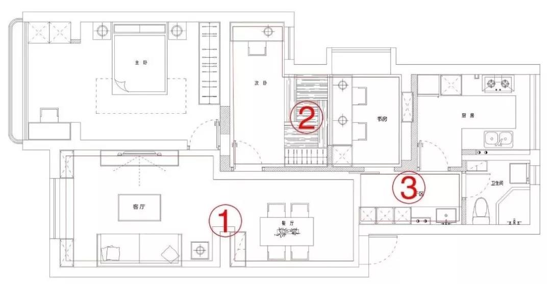 北欧风格三居室如何装修，100平米的房子这样装才阔气！-幸福湾装修