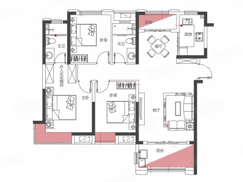 邻居家117平米的三居室，仅仅用了12万元，就完成了全包装修，如此划算！-联发时代天境装修