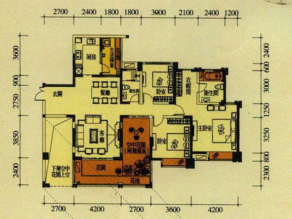 北欧风格/三居室/137平米/7.62万/整装全包