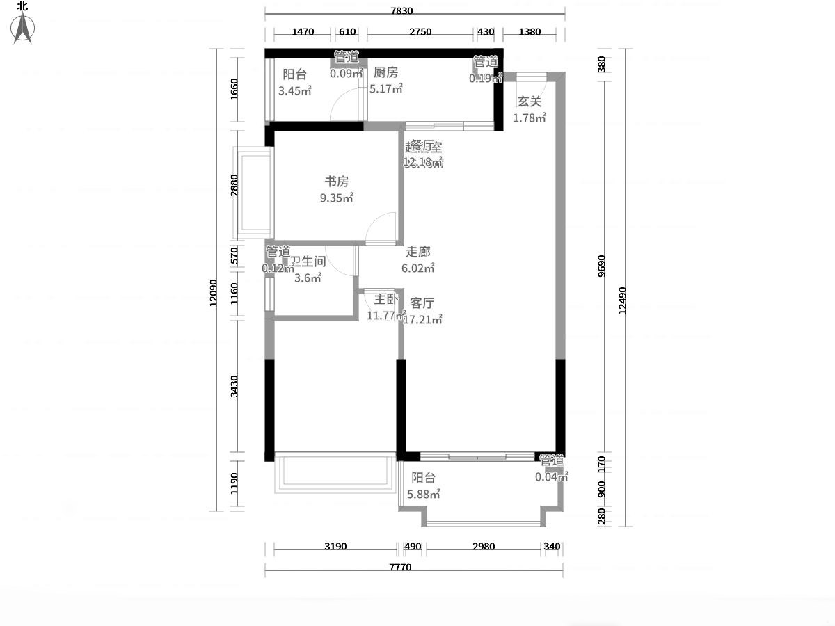 现代风格二居室装修案例，87平米的房子装修多少钱？
