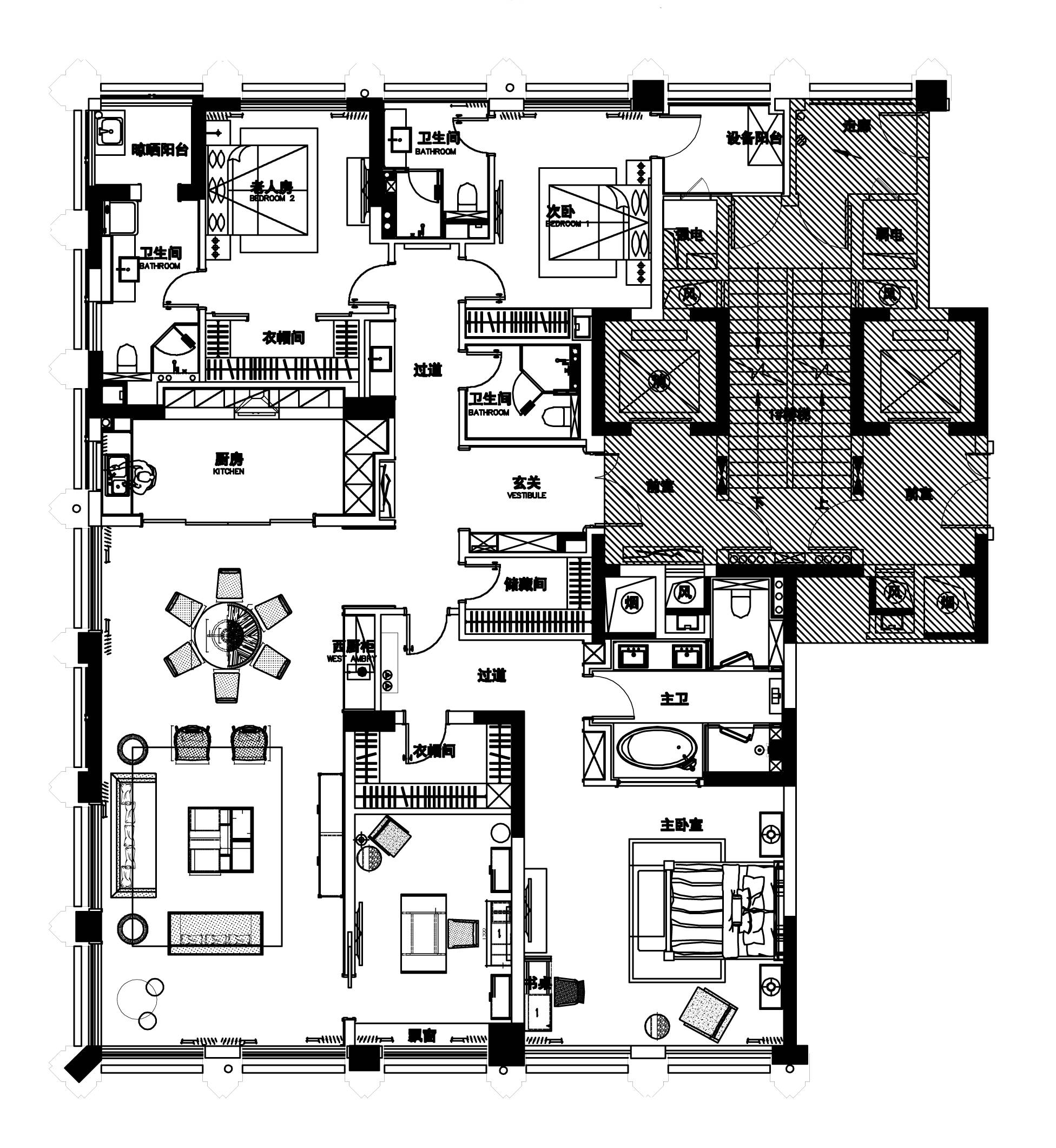 268平米的三居室，采用现代风格装修的效果如何呢？-万科未来城装修
